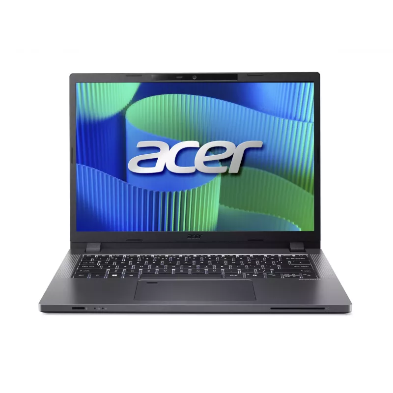 Acer TravelMate TMP214-55-G2-TCO-58UX 14 Zoll WUXGA Intel Core 5 120U 16 GB RAM 512 GB SSD Intel Iris Xe Graphics Windows 11 Pro Grau Englisch Hintergrundbeleuchtete Tastatur