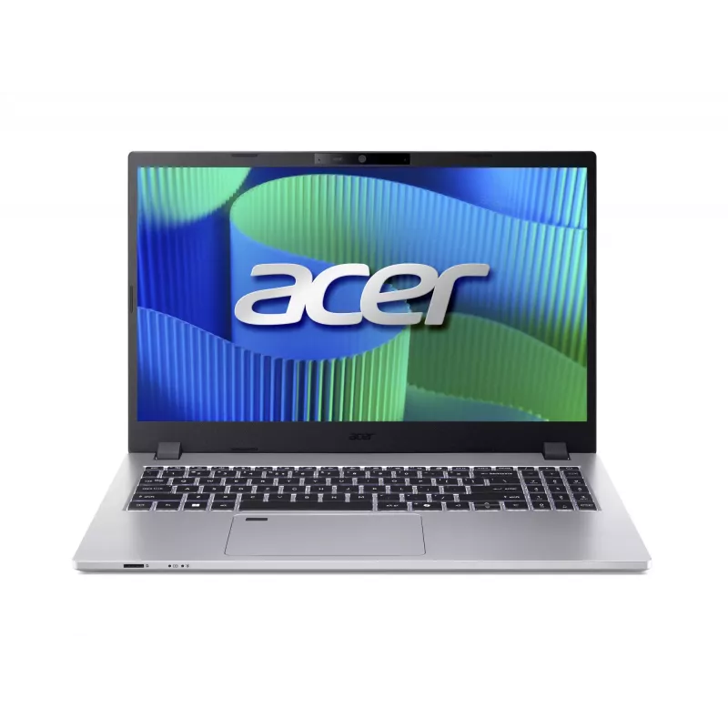 Acer TravelMate TMP215-55-TCO-3817 15,6 Zoll WUXGA Intel Core 3 100U 16 GB 512 GB SSD Intel Iris Xe Graphics Windows 11 Pro Grau Englische Tastatur hintergrundbeleuchtet