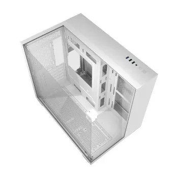 DARKFLASH TH285M White Mid-Tower Computer Case mit gehärtetem Glas
