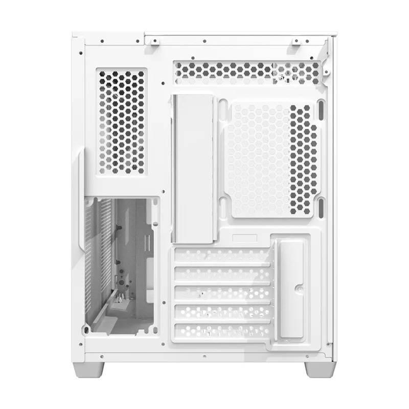 DARKFLASH TH285M White Mid-Tower Computer Case mit gehärtetem Glas