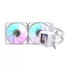 Darkflash DV240S White 240mm All-in-One Liquid CPU Cooler mit ARGB-Beleuchtung