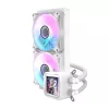 Darkflash DV240S White 240mm All-in-One Liquid CPU Cooler mit ARGB-Beleuchtung