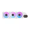 DARKFLASH DH360D White v2 360mm All-in-One Flüssigkeits-CPU-Kühler, ARGB, Weiß