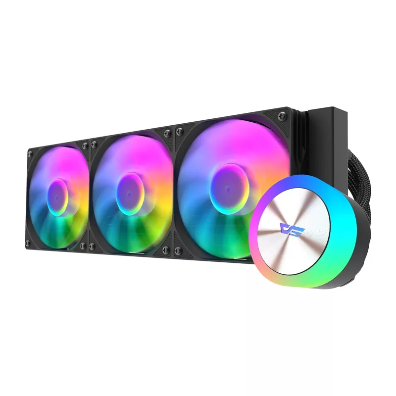 Darkflash DG360 360mm AIO Flüssigkeits-CPU-Kühler (Schwarz)