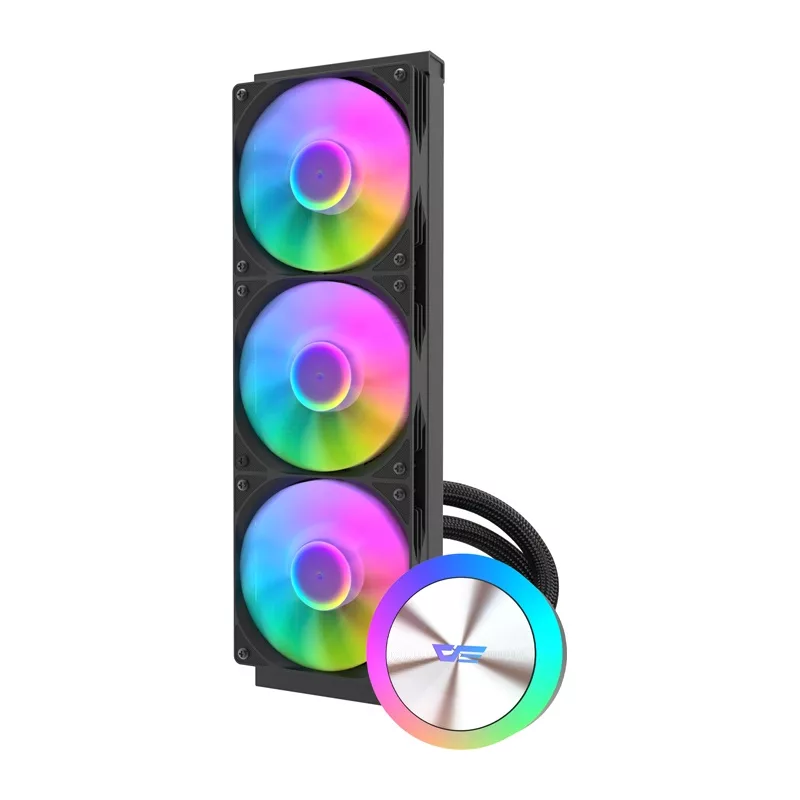 Darkflash DG360 360mm AIO Flüssigkeits-CPU-Kühler (Schwarz)