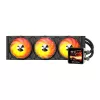 DARKFLASH DE360 Black All-in-One Flüssigkeits-CPU-Kühler, 360mm Radiator, 3x 120mm PWM Lüfter, Weiße LED-Pumpe