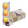 DARKFLASH DE360 White 360mm All-in-One Flüssigkeits-CPU-Kühler mit weißer LED-Pumpe, 3x120mm PWM-Lüfter