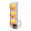 DARKFLASH DE360 White 360mm All-in-One Flüssigkeits-CPU-Kühler mit weißer LED-Pumpe, 3x120mm PWM-Lüfter