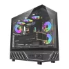DarkFlash DS950 Mid-Tower Computer Case (Black) mit 6 vorinstallierten ARGB-Lüftern