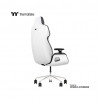 Thermaltake ARGENT E700 Glacier White mit Slate Gray Crayon Echtleder-Stuhl