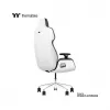 Thermaltake ARGENT E700 Glacier White mit Slate Gray Crayon Echtleder-Stuhl