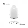 Thermaltake ARGENT E700 Glacier White mit Slate Gray Crayon Echtleder-Stuhl
