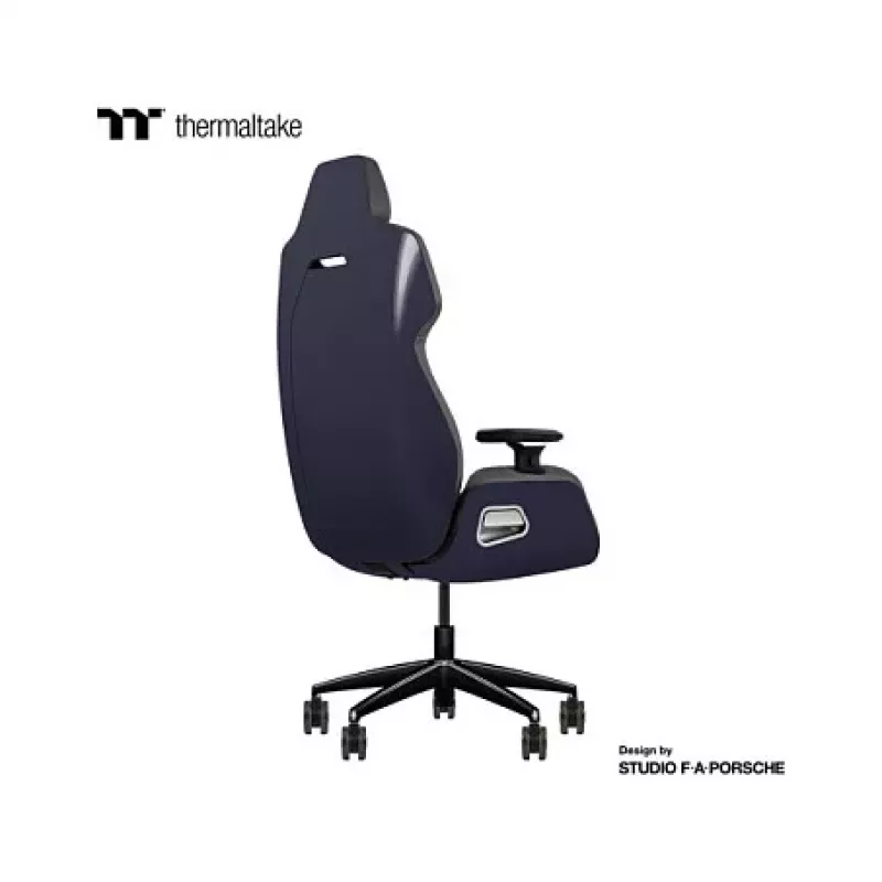 Thermaltake ARGENT E700 Future Dusk mit Slate Gray Crayon Echtleder-Stuhl