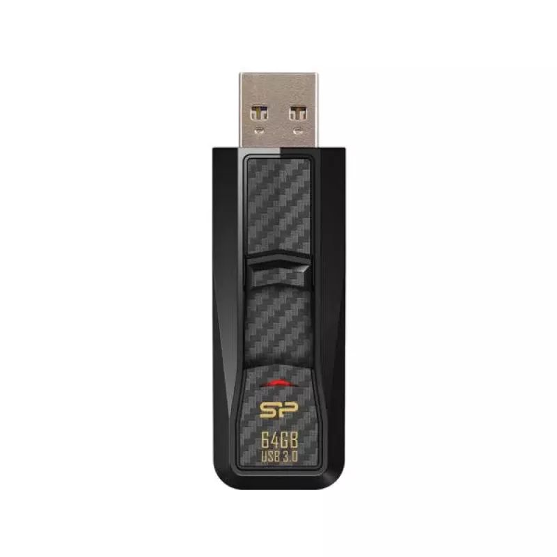 Silicon Power Blaze B50 64GB USB 3.2 Gen 1 Flash Drive Schwarz