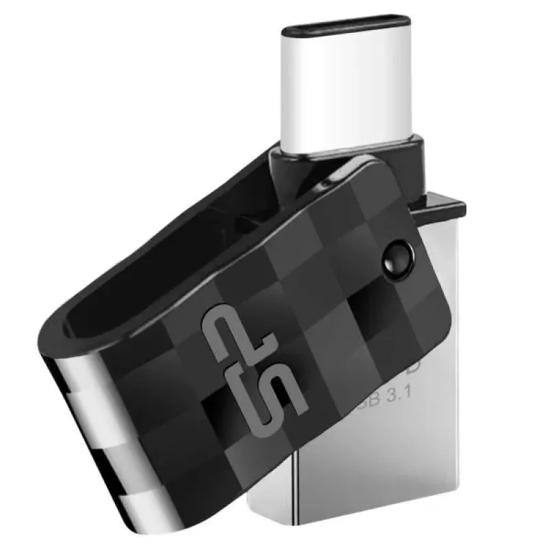 Silicon Power Mobile C31 USB Flash Drive 16GB USB 3.1 Gen 1 / USB-C Schwarz