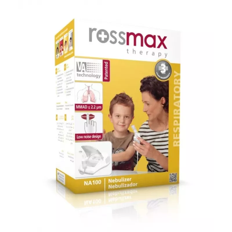 ROSSMAX Piston Nebulizer NA100 - Kompressorvernebler für Erwachsene und Kinder
