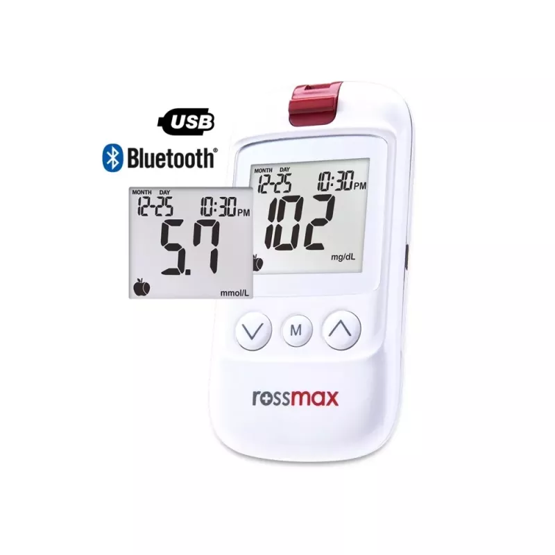 ROSSMAX HS200 BT Blutglukose-Messgerät mit Bluetooth