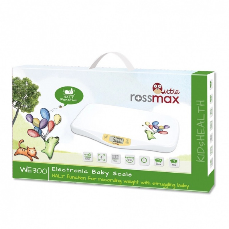 ROSSMAX WE300 Qutie Babywaage mit diskretionaler Haltefunktion