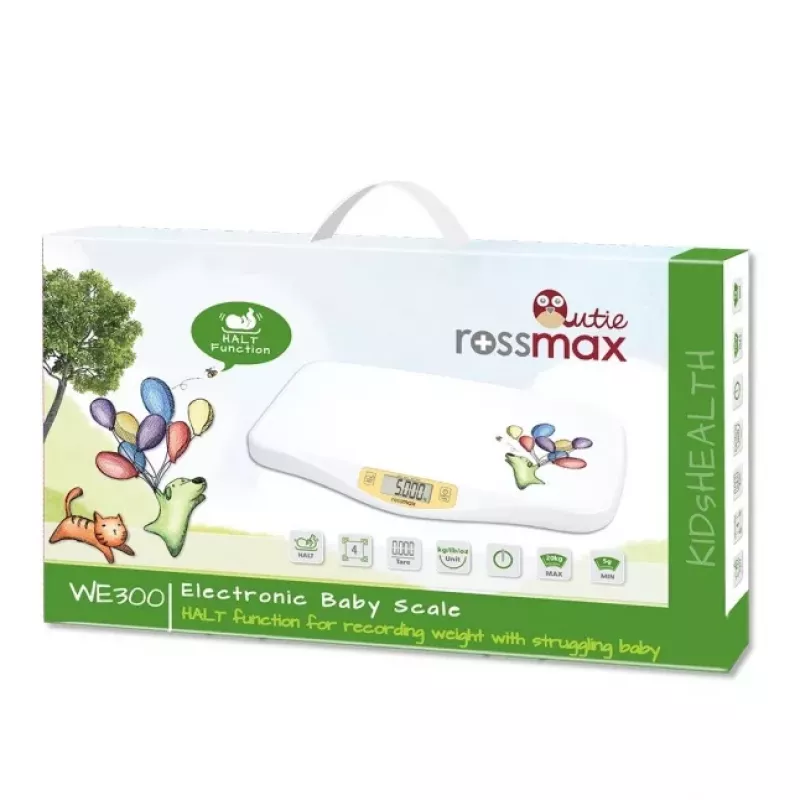 ROSSMAX WE300 Qutie Babywaage mit diskretionaler Haltefunktion