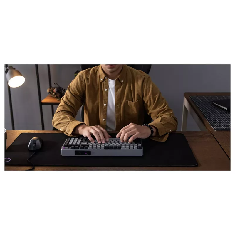 Cooler Master MK770 Kabellose Mechanische Tastatur (Französisches AZERTY) - Kailh Box V2 Red Switches, RGB-Beleuchtung, Hot-Swappable, Gasket Mount, 4000mAh Akku, Magnetische Handballenauflage