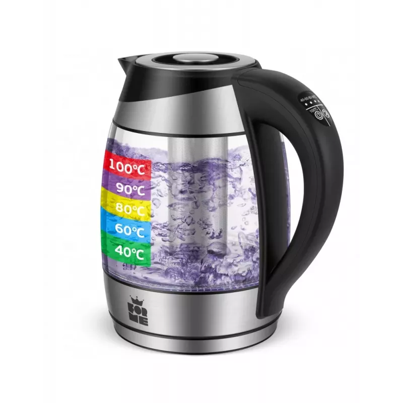 ForMe FKG-488 Kabelloser Wasserkocher 1,8 L Silber/Schwarz
