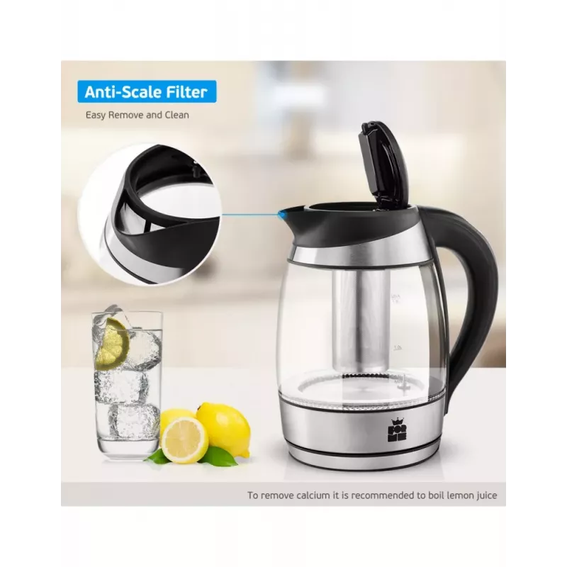 ForMe FKG-428 Wasserkocher 1,7L 2200W Glas