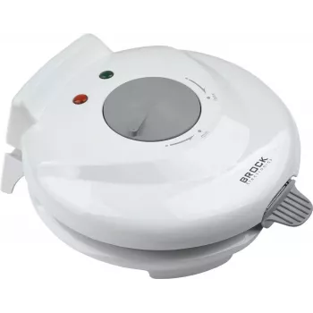Brock WM 3001 Halbautomatische Toplader-Zwei-Wannen-Waschmaschine 3 kg Waschen 1 kg Schleudern Weiß