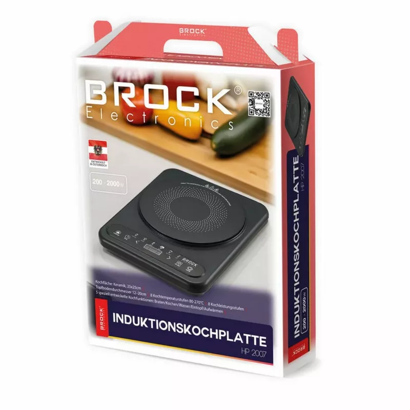 Brock HP 2007 Double DIN 7-Zoll Touchscreen Autoradio mit Bluetooth, GPS und FM/AM-Radio