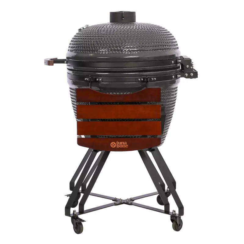 TunaBone Kamado Classic 26 Inch Grill Größe XL Dunkelgrau