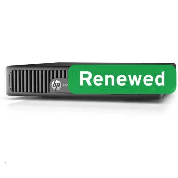 HP Renewed ProDesk 400 G2 DM Mini Desktop PC, Intel Core i3-6100T, 8GB RAM, 128GB SSD, Windows 11 Home, Grade B