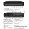 HP Renewed EliteDesk 800 G6 Desktop-PC, Intel Core i5-10500T, 8GB RAM, 256GB SSD, Intel UHD Graphics 630, Windows 11 Pro, Grad B