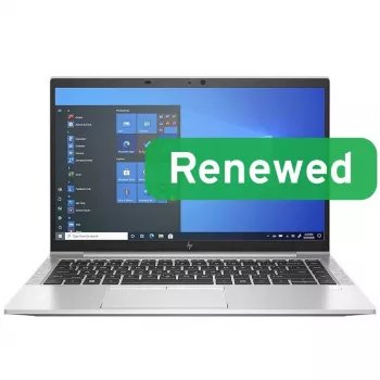 HP Renewed Grade A EliteBook 840 G8 14 Zoll Laptop - Intel Core i5-1135G7, 16GB RAM, 256GB SSD, Intel Iris Xe Grafik, Windows 11 Pro, Nordische Tastatur