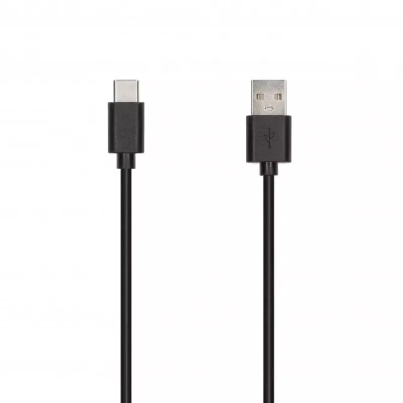 SEEK TOTI USB-A auf Type-C, 1m PVC Datenkabel 3A, Schwarz