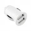 TOTI Dual USB Autoladegerät mit Micro-USB-Kabel 1m 2,1A, Weiß