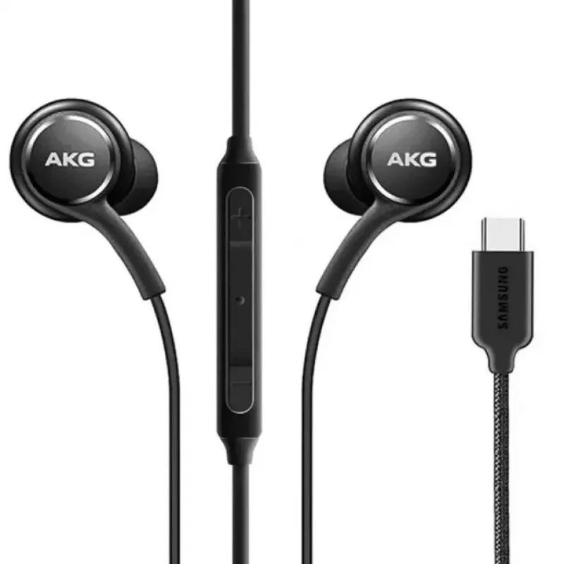 Samsung AKG Earphones in Bag, Black