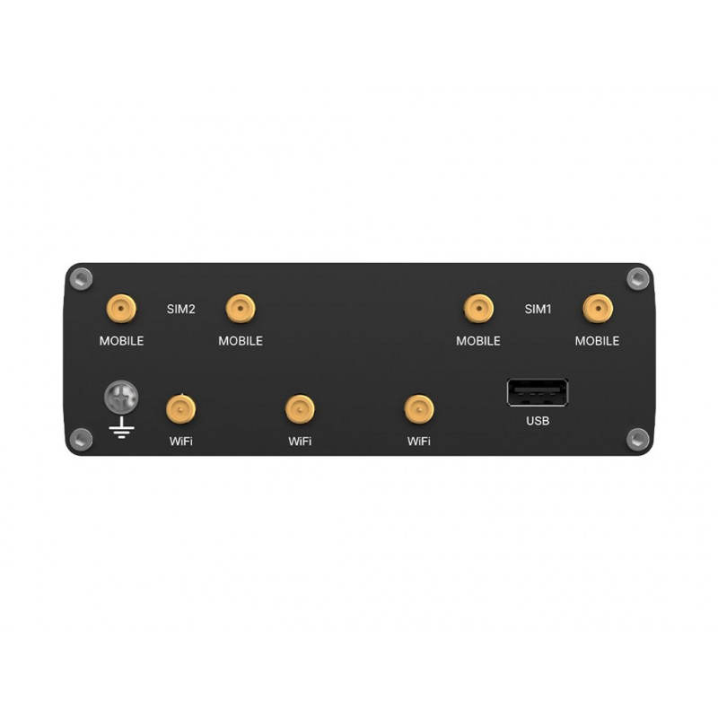 Teltonika RUTC42 5G NR Wireless Router mit 4-Port Gigabit Switch, Dual-Band Wi-Fi 5, Dual SIM, GNSS, Aluminiumgehäuse