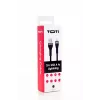 SEEK TOTI USB-A auf Lightning 2m geflochtenes Kabel 2A (Non-MFI) Schwarz