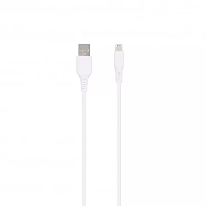 SEEK TOTI USB-A auf Lightning, 1m PVC-Datenkabel 2A (nicht MFI), Weiß