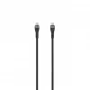SEEK TOTI USB-C auf USB-C 2m geflochtenes Kabel 3A Schwarz