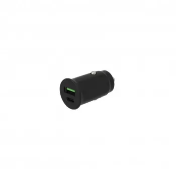 SEEK TOTI 30W Type-C + USB A Auto-Schnellladegerät, Schwarz