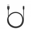 SEEK TOTI USB A auf Micro USB, 2m geflochtenes Kabel, 2A, Schwarz