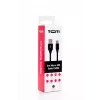 SEEK TOTI USB A auf Micro USB, 2m geflochtenes Kabel, 2A, Schwarz