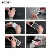TOTI PREMIUM PREMIUM Tempered Glass 3D Screen Protector Full Cover für Samsung Galaxy S24+/S25+