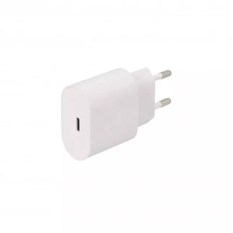 SEEK TOTI 20W Type-C PD Wandladegerät mit Type-C auf Type-C, 1 m PVC-Datenkabel 3A, Weiß