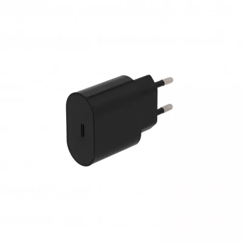 SEEK TOTI 20W Type-C PD Wandladegerät mit Type-C auf Type-C, 1 m PVC-Datenkabel 3A, Schwarz