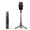 SEEK TOTI Selfie Stick mit leichtem Stativhalter L12-B, Schwarz