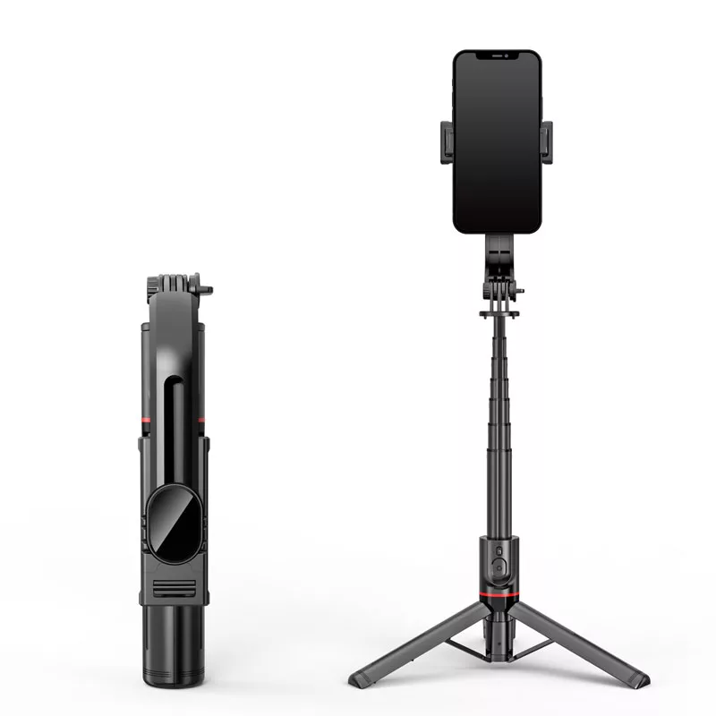 SEEK TOTI Selfie Stick mit leichtem Stativhalter L12-B, Schwarz