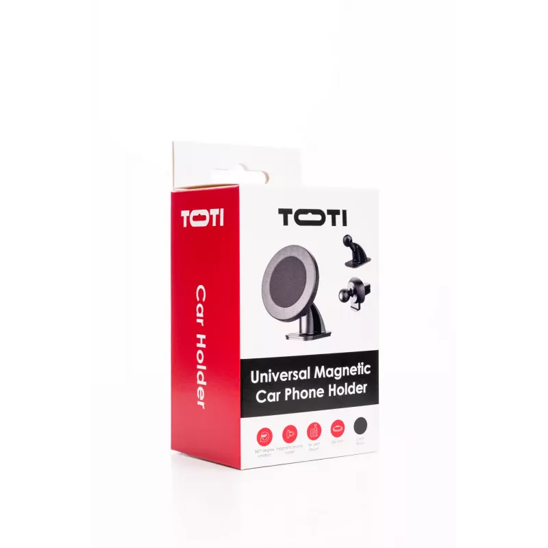 SEEK TOTI Magnetischer runder Auto-Halter mit 3M-Klebemontage