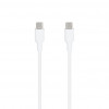SEEK TOTI USB-C auf USB-C Silikonkabel 1m 3A Weiß