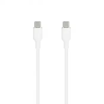 SEEK TOTI USB-C auf USB-C Silikonkabel 1m 3A Weiß